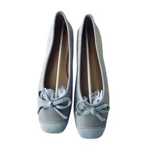 C. Paravano Icy Blue Ballet Flats NIB 38.5